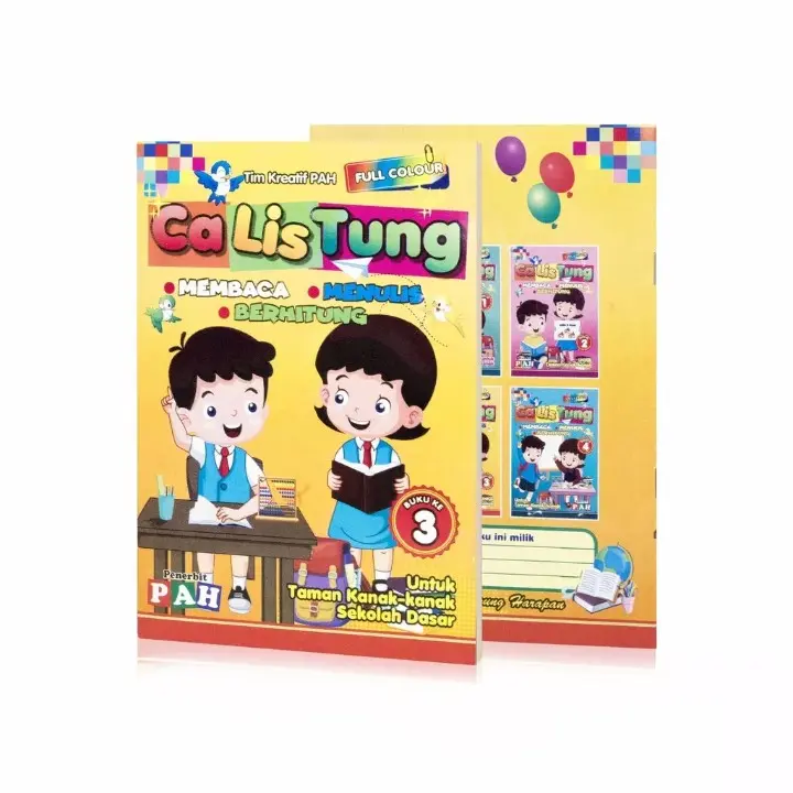 Buku 1 Paket isi 4 buku  CALISTUNG ~ Edukasi 4