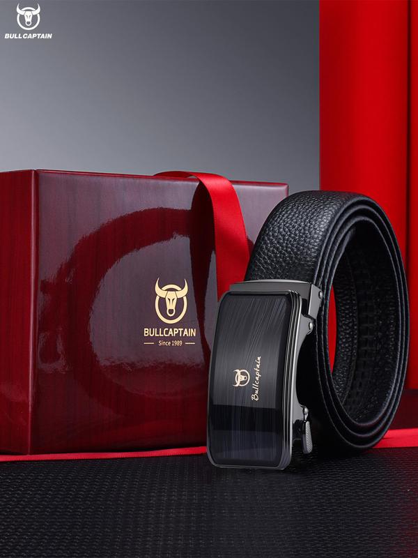 Men's Business Fashion  Automatic Buckle Belt, Fashion Belt for Party, Daily Clothing Decor, Trendy All-match & Exquisite Belt for Birthday Gift 2