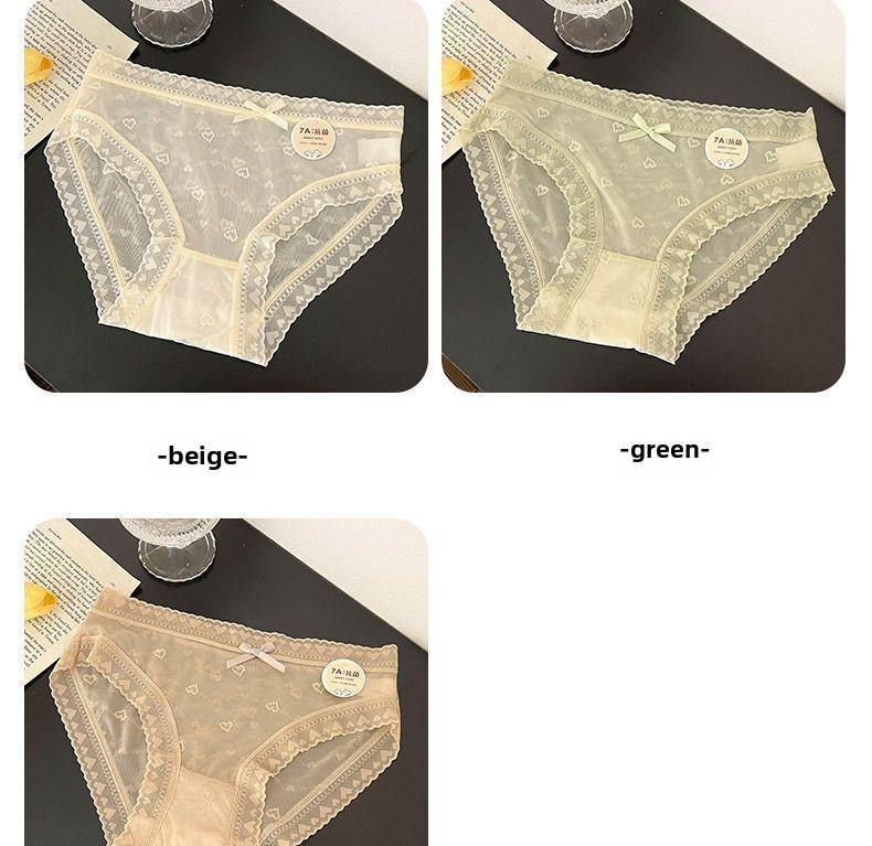 Product Introduction of Low Waist 7A Antibacterial Breathable Soft-lace underwear 8