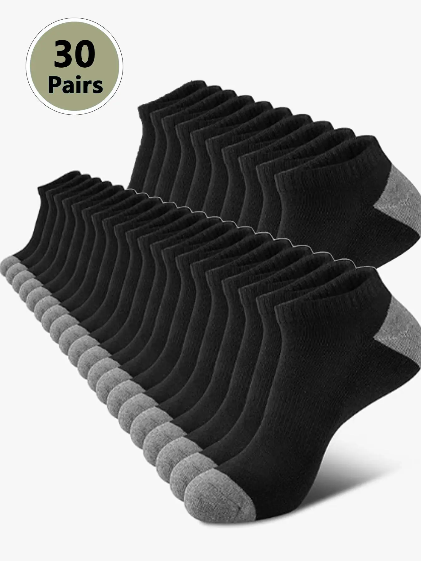 Men's Patchwork Print Ankle Socks, Casual Comfortable Breathable Low Cut Socks for Daily Wear, Multi-pack Knit Socks for Men, Menswear, Mens Fashion