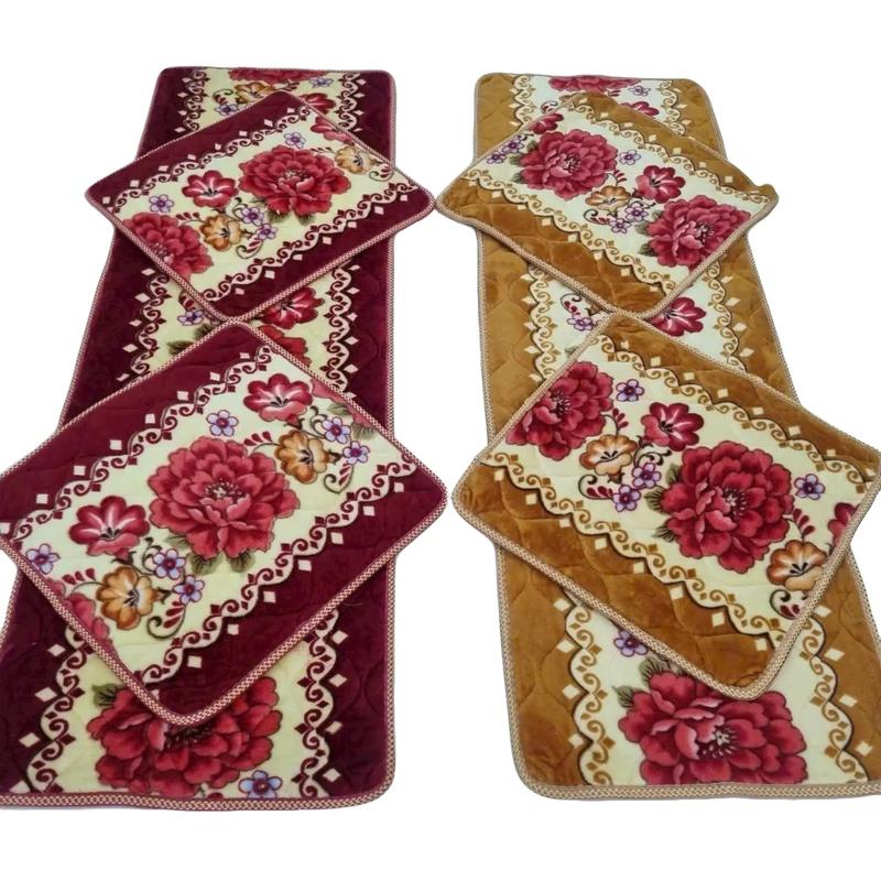 Thảm trải ghế gỗ sang trọng lịch sự cho phòng khách có đủ màu