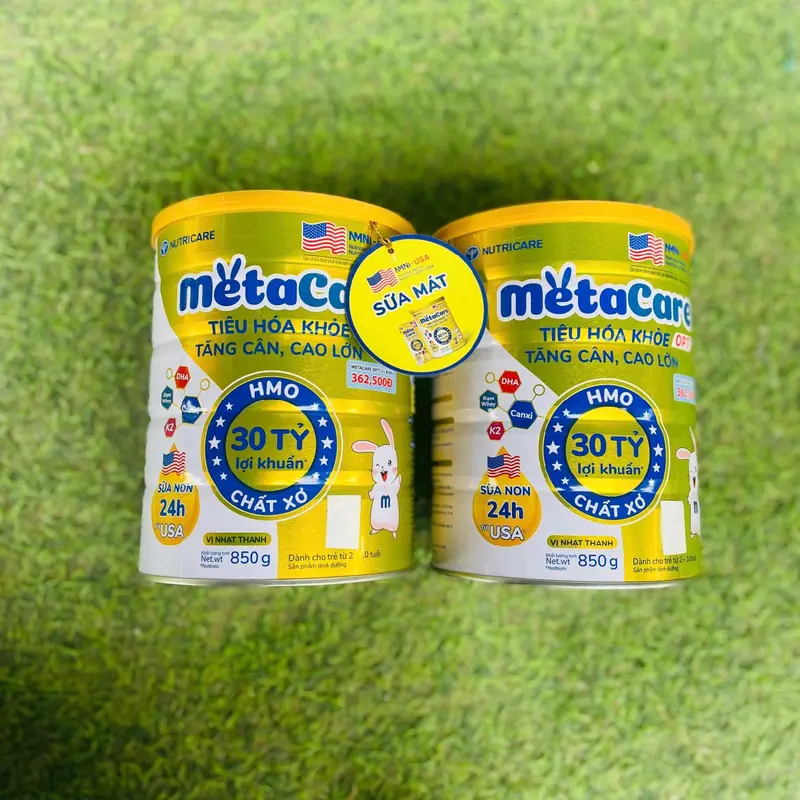 (Nutricare) Sữa bột Metacare Opti Lon 850g 0