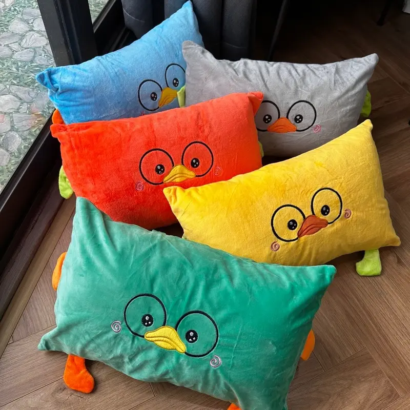 gối con vịt cute hột me Mềm Cotton 1