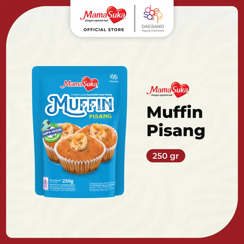 MamaSuka - Muffin Banana 250 gr 0