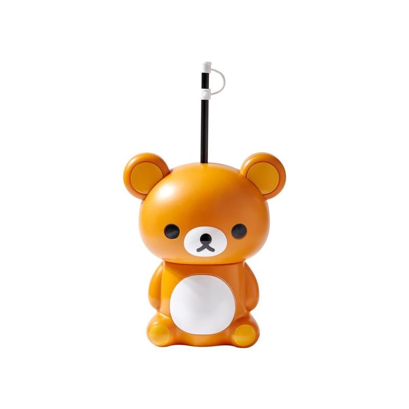 Product Introduction of Japanese Rilakkuma Rilakkuma Cool Drinks Cup Coke Cup High Temperature Resistant 600ml Big Belly Gift 7