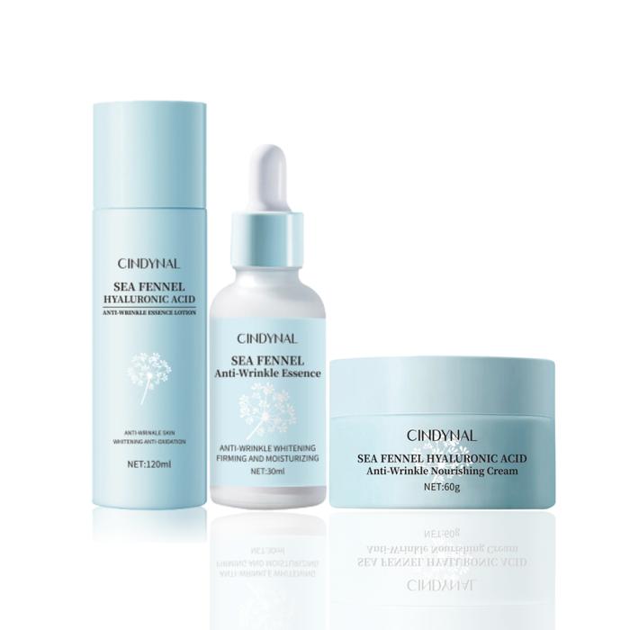 Gambar CINDYNAL 3Pcs Perawatan Wajah Set / Sea Fennel Hyaluronic Acid - 3IN1 dari CINDYNAL Kota Tangerang 5 Tokopedia