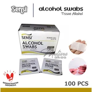 Alcohol Swab SENSI - Alkohol Swab ONEMED- Tissue Alkohol isi 100lembar - 100% ORIGINAL