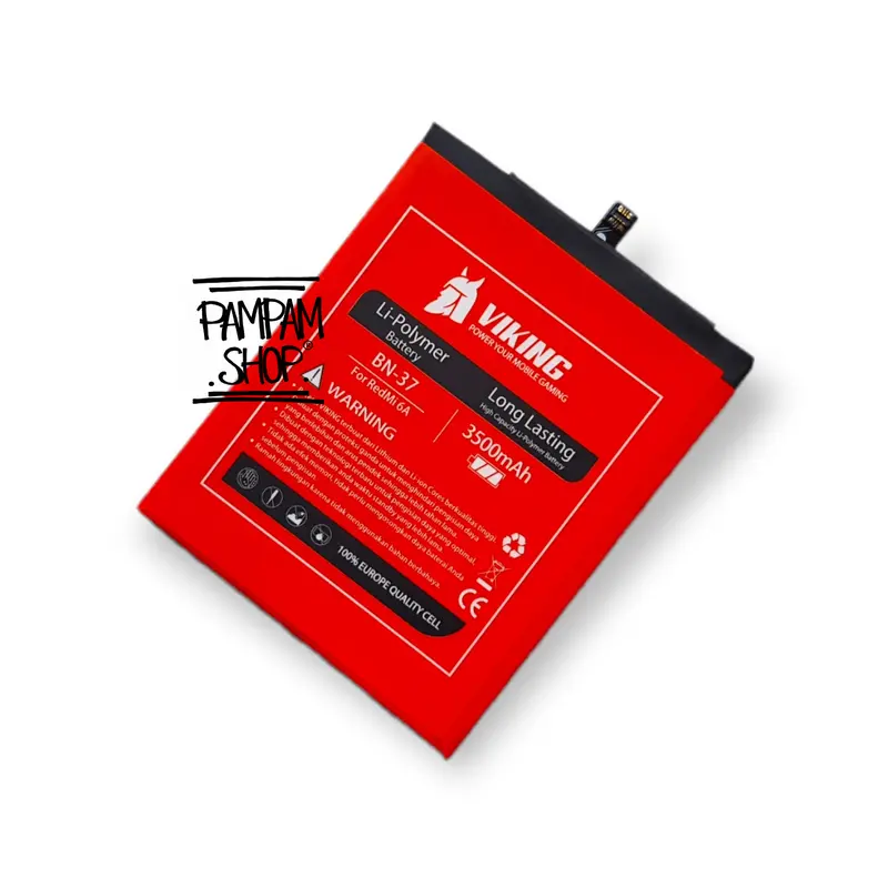 VIKING Baterai Double Power BN37 Compatible for Redmi 6 6A Batre Batrai Xiao Mi BN 37 4