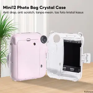 Hardcase dengan Foto Pocket untuk Fujifilm Instax Mini 12 Motif Series - Casing Kamera Pelindung.