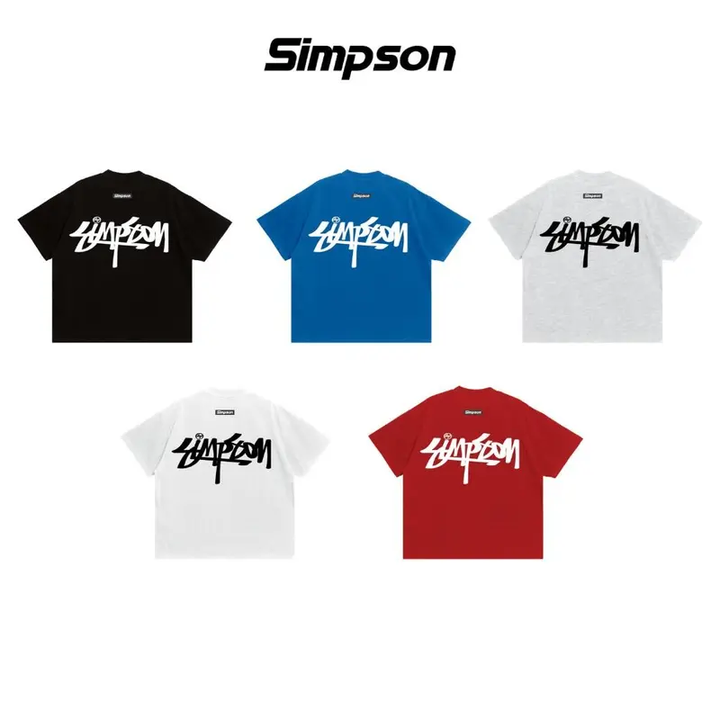 Áo Thun Boxy Tatami Thêu Graffiti IN NỔI Simson Unisex Nam Nữ Oversize HA.BO