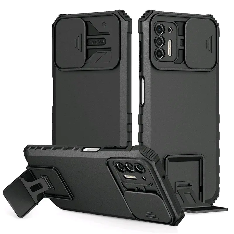 Casing OPO A1K A5S A12 A11K A7 F9 A3S A15 A15S A16 A54 A5 2020 A92020 A76 A96 Reno5 Reno64G Case Standing Auto Fokus Protector Kamera Belakang 3