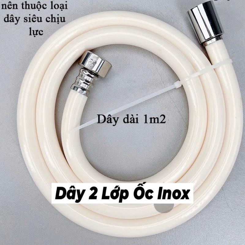 Bộ Vòi Xịt Vệ Bền Bỉ, Vòi Xịt Bồn Cầu Kèm Dây, Cài Xịt vòi  xịt  vệ  sinh 5