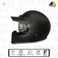 Gambar Helm Retro JP Signature Hitam Doff - L dari HelmPro Kota Bandung 1 Tokopedia