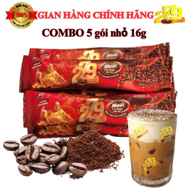[COMBO 5 GÓI NHỎ 16GAM] Cà Phê Muối 279 - Hương vị đặc biệt thơm ngon 3