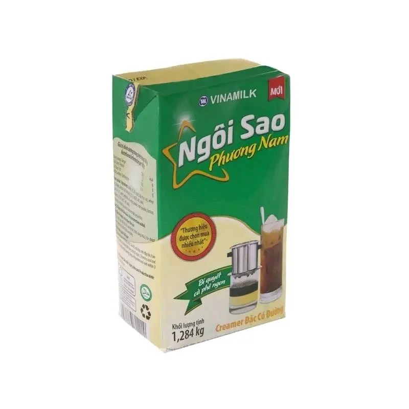 Combo 2 Hộp Sữa đặc Ngôi Sao Phương Nam xanh lá 1.284kg thuộc nhãn hiệu Vinamilk