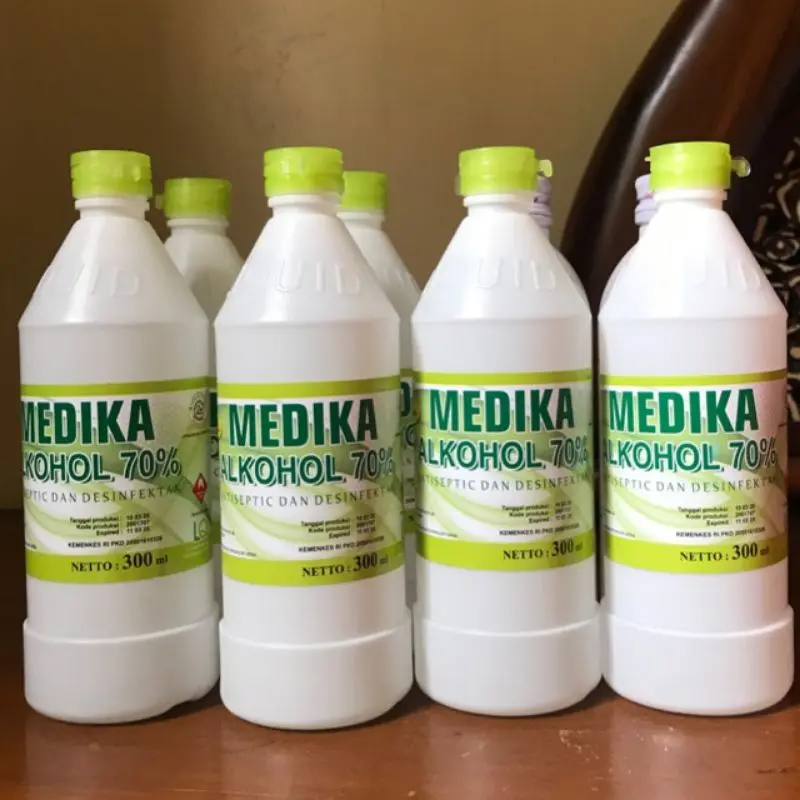 Alkohol Medika Food And Medical Grade 70% 300ml Plastik Plastik 2