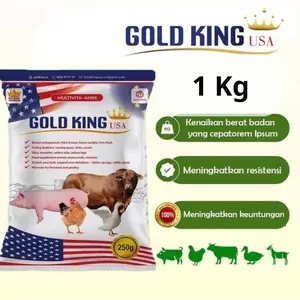 Gold King USA Penggemuk Ternak Cepat Gemuk Hemat Pakan, Penggemuk Terbaik Untuk Babi