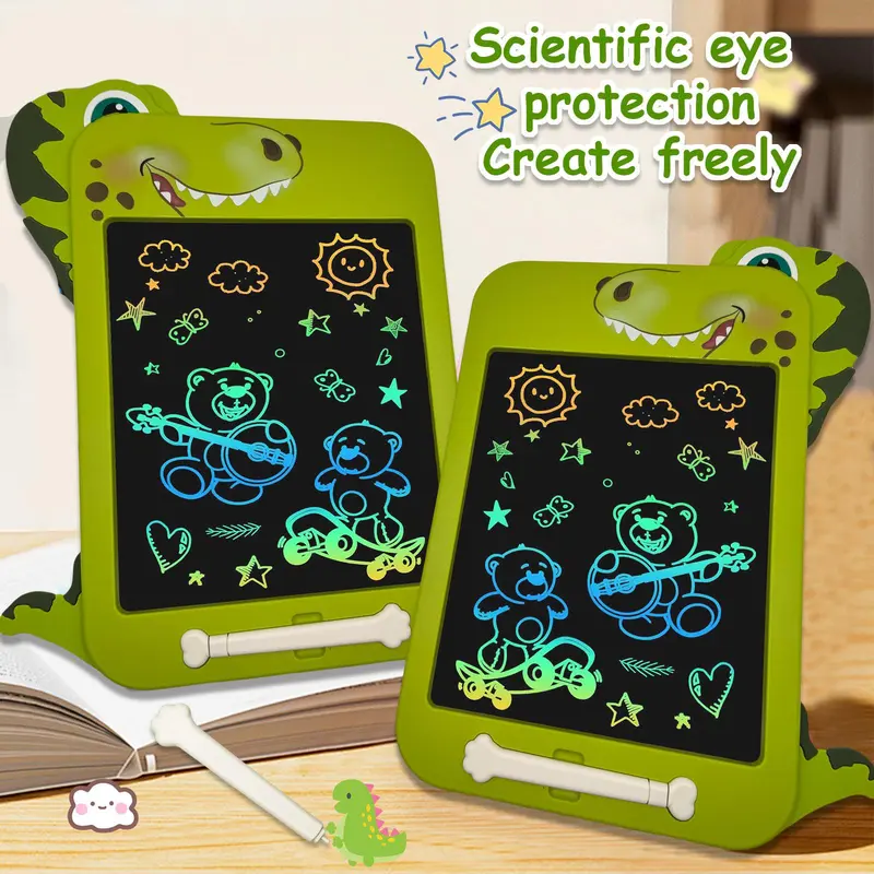 Dinosaur Design LCD Writing Tablet, 1 Count Colorful Screen Drawing Board, Educational Toy for Boys & Girls, Best Birthday Gift 3