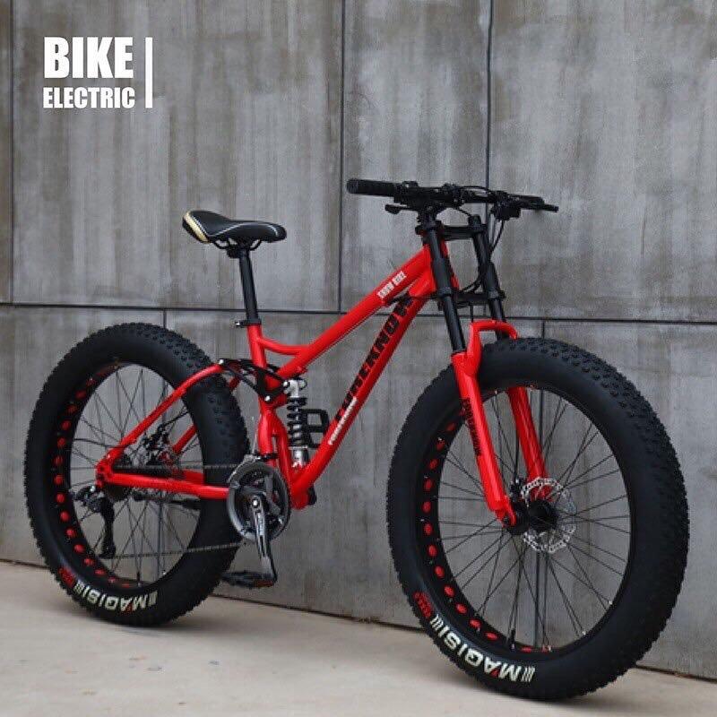 Xe đạp bánh béo Foreknow vành nan hoa, 26 inch, 21 tốc độ xedap duong pho địa hình 2