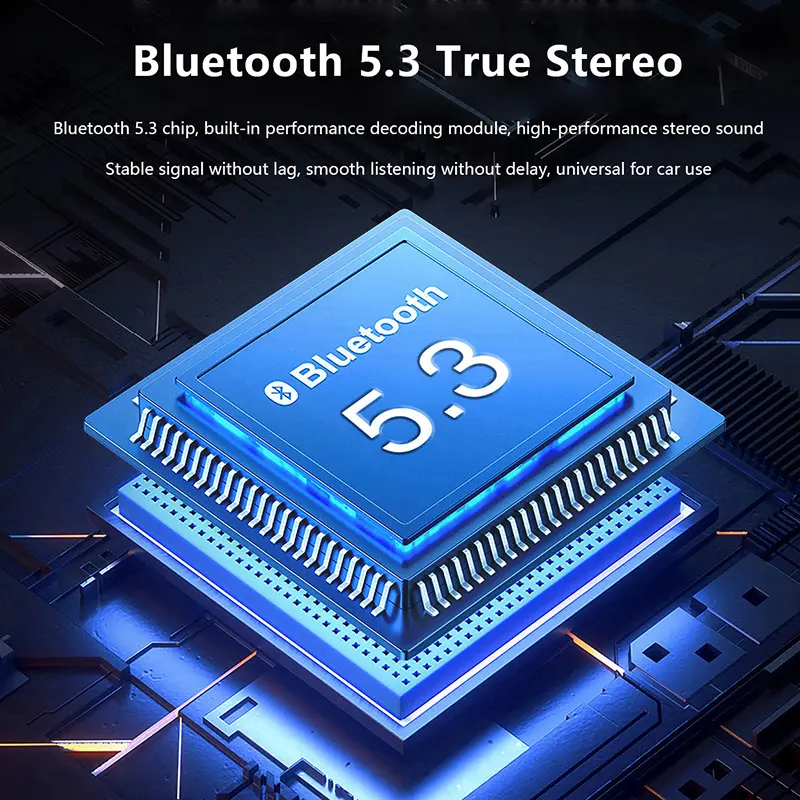 FM Transmitter, Bluetooth Hands-Free, Máy điều chế Radio AUX trên ô tô Cầm Tay Máy nghe nhạc MP3, với bộ Chuyển Đổi sạc nhanh, Phụ kiện ô tô 2