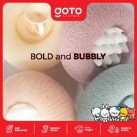 Gambar Goto [COD] Fome Sponge Bath Shower Puff Spons Mandi Badan Pengangkat Daki - PURPLE dari Goto Living Kota Tangerang 3 Tokopedia