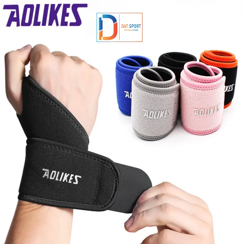 Bảo Vệ Cổ Tay AOLIKES 7937 , Thể Dục Thể Thao , Nâng Tạ , Bóng Rổ , Tennis , Cầu Lông , Bóng Chuyền