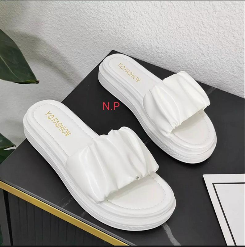  Dép nữ quai ngang nhún đế bánh mì cao 3 phân hottrend DéP Shoes depnuhottrend 2023 