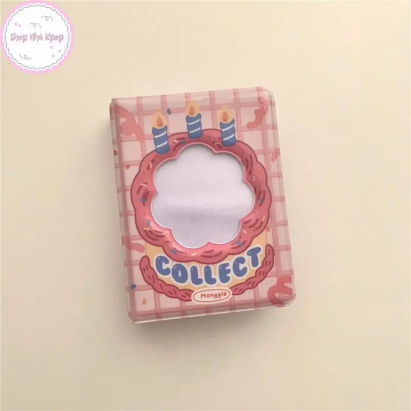 Collect Book sổ đựng card 6.5 x9cm - Abum ảnh mẫu đám mây bông hoa 4