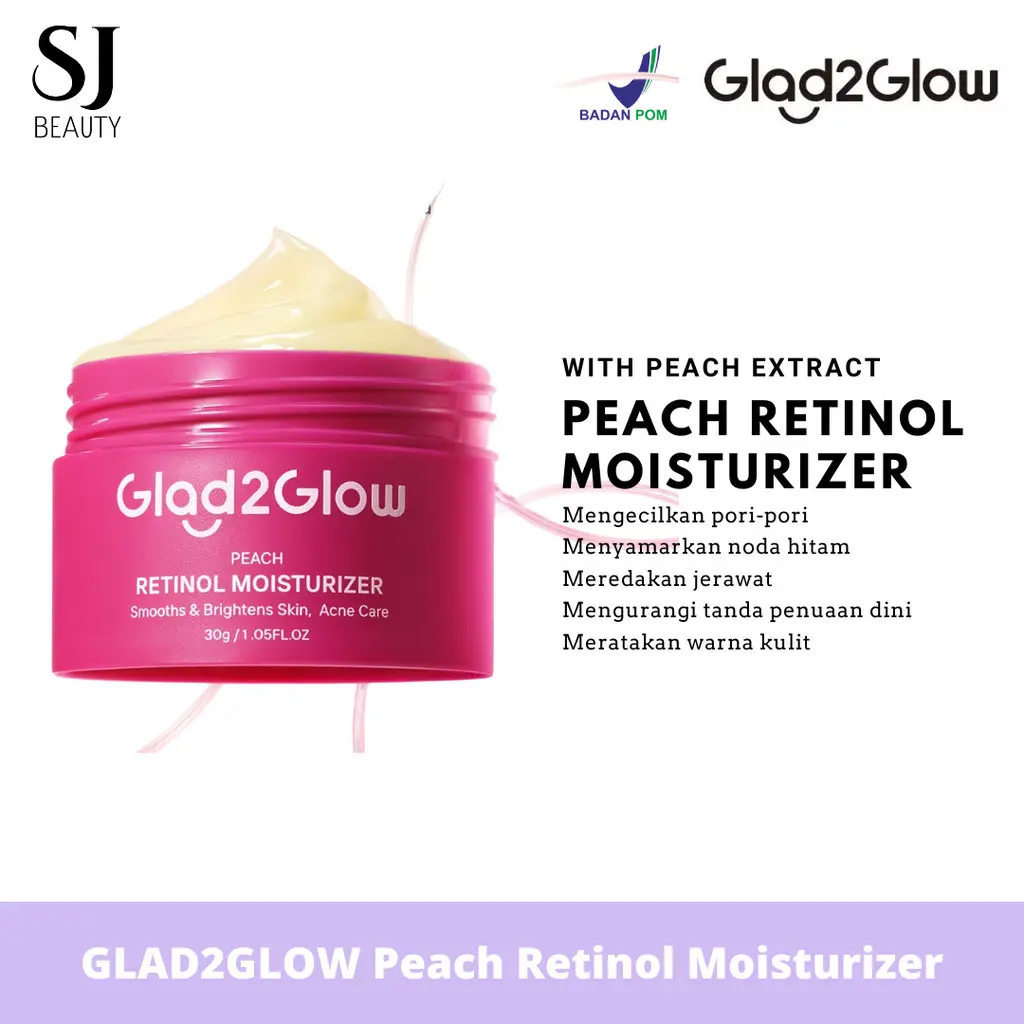 GLAD2GLOW - G2G Peach Retinol Moisturizer