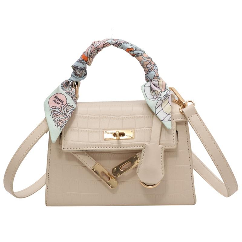 Product Introduction of Túi Xách Nữ H.M Đeo Chéo Đeo Vai Quai Xách Da Pu Vân Cá Sấu Mix Khăn Đi Tiệc Đi Chơi Sang Chảnh MIQI BAG TX-103 5