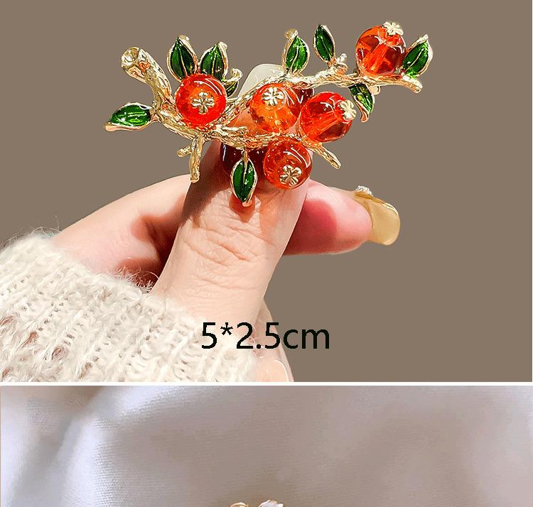 Product Introduction of Flower pearl studded diamond brooch anti glare buckle brooch chest flower small brooch 13