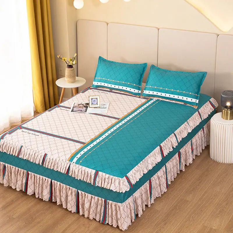 Váy Trải Giường, Một Mặt, Chống Trượt, Vỏ Bảo Vệ Vỏ Ga Trải Giường Simmons Công Chúa, Vỏ Nệm, Vỏ Chăn, Thích Hợp Cho Tất Cả Các Mùa 4