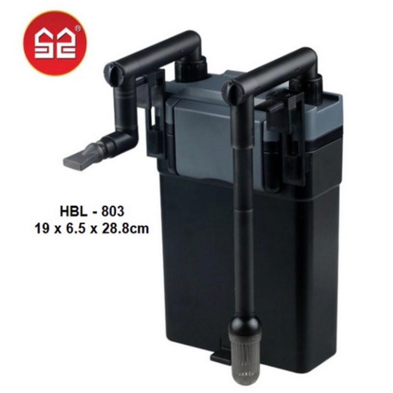 Lọc treo bể cá Sunsun HBL 803 802 801 - Lọc nước cho bể cá cảnh hồ thuỷ sinh - 6W, 500 lít/giờ, 5 ngăn, kích thước 19x6x28.8cm