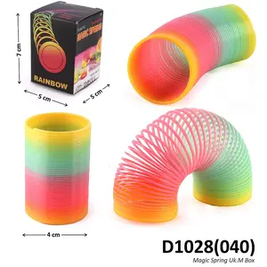 Rainbow Magic Spring Mainan Plastic Magic Spiral Rainbow