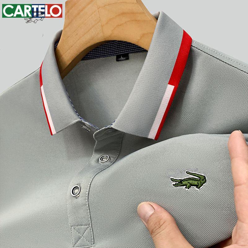 Product Introduction of Crocodile Polo Shirts for Men Embroiders Polo Shirts Plus Size Tshirts 16