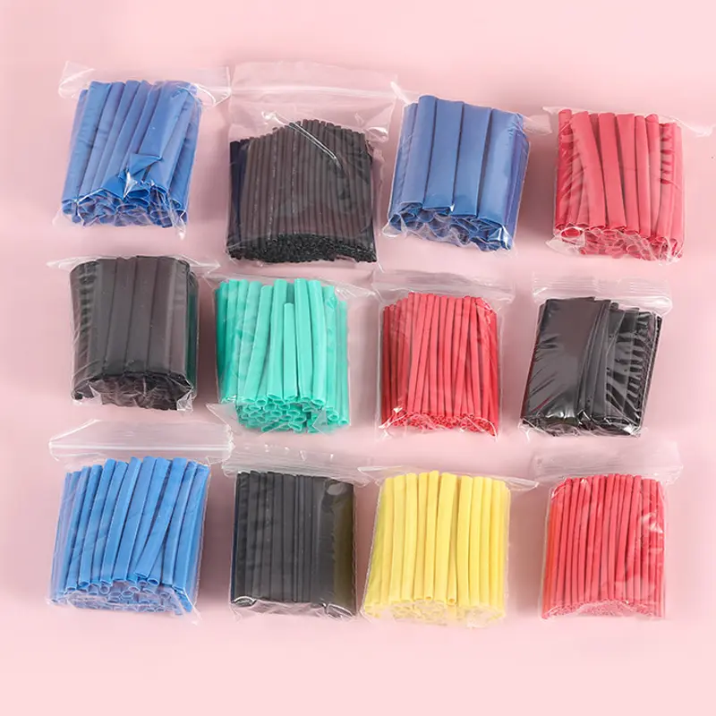 Sợi Cách Điện Ống Co Nhiệt, 328 Chiếc, Bộ Quà Tặng UKS, Bao Gồm Ống Co Và Dây, Thích Hợp Cho Ống Và Cáp, Bộ Tay Áo, Bán Chạy, [UKS]