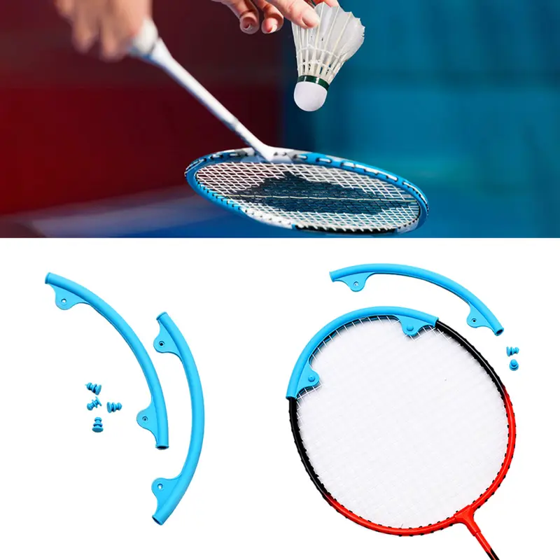 Bảo vệ thiết bị cầu lông, Laisuwen, Vỏ cầu lông hình chữ U, 2 chiếc, Bảo vệ vợt cầu lông, Tay áo đầu khung trước hấp thụ sốc hình chữ U, để tăng cường hiệu suất, Lựa chọn của người mua 1