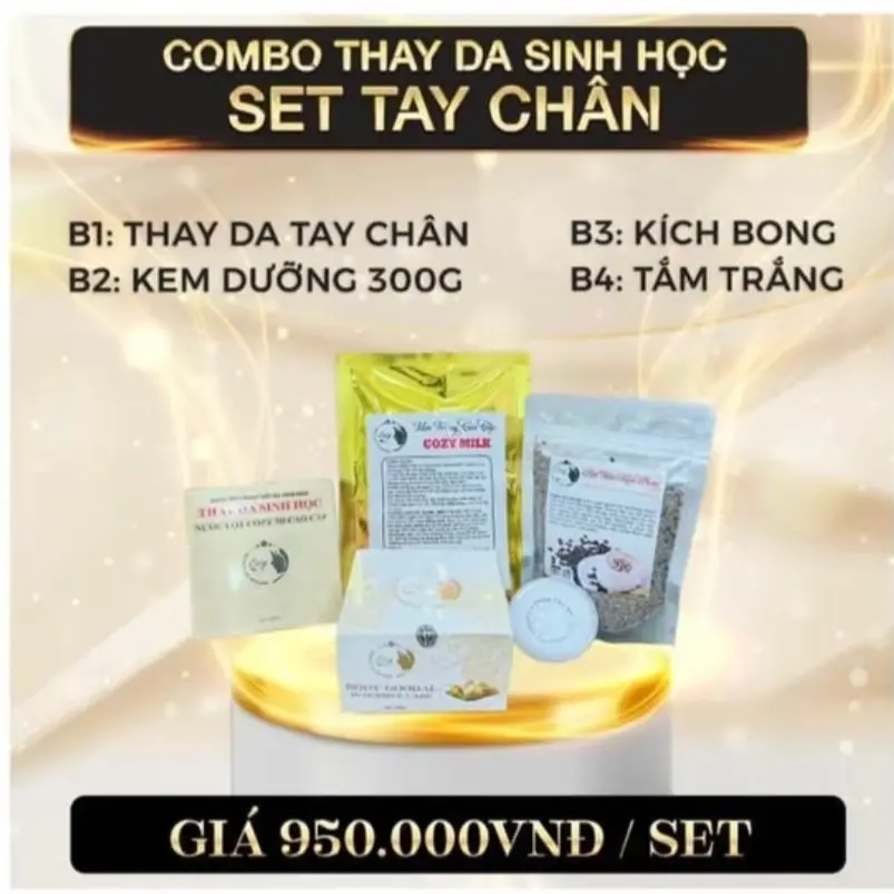 Lột Thay Da Tay Chân Cổ CoZy giúp sáng da