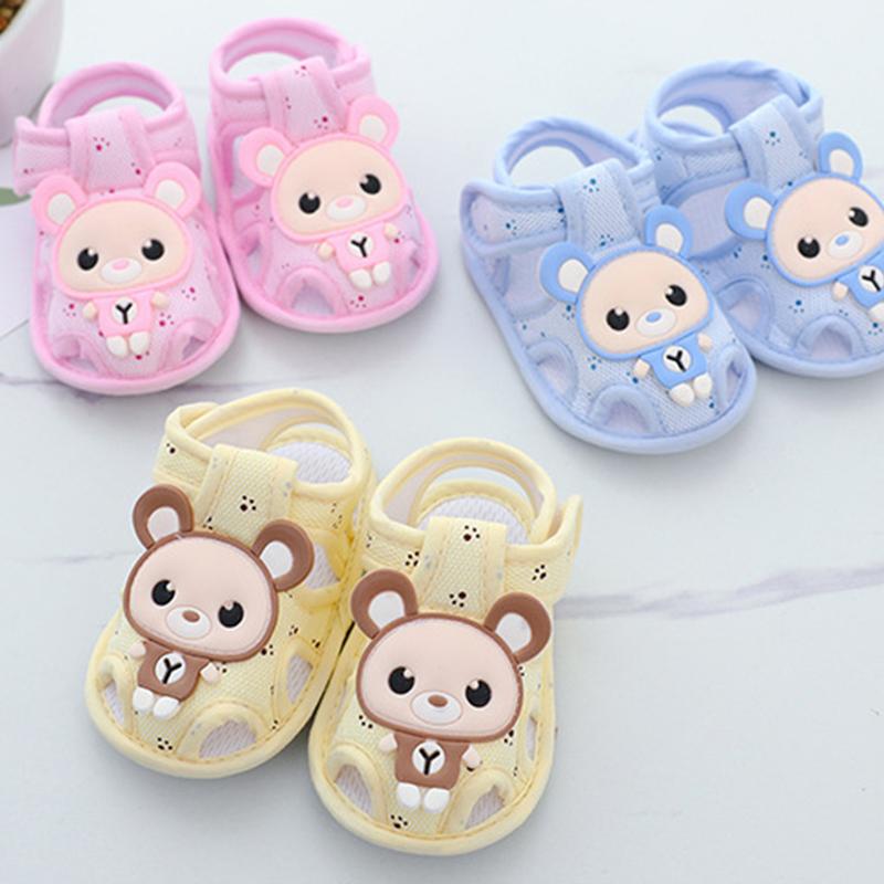 Giày Sandal Cho Em Bé Gái Và Bé Trai, Cho Bé Gái Và Bé Trai Mới Biết Đi, Thiết Kế Gấu Và Cá Heo Hoạt Hình Dễ Thương,  Giày Cho Trẻ Mới Biết Đi, Cho Trẻ Sơ Sinh
