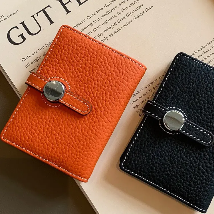Card Holder Women's Small Exquisite High-End Thin New 2024 Special-Interest Design Large Capacity Multiple Card Slots Leather Card Holder