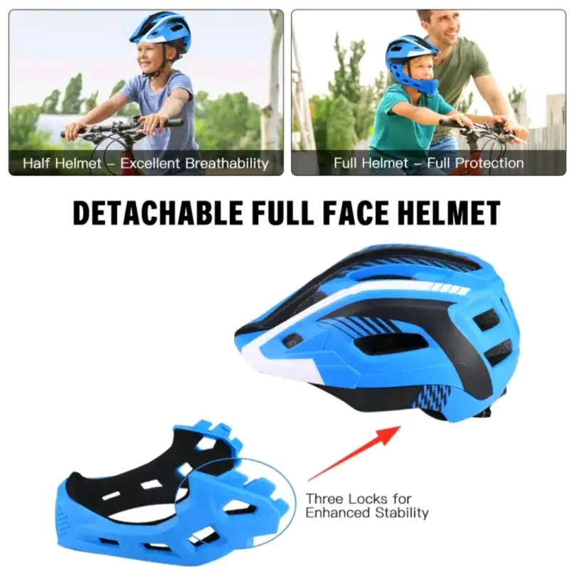 Lixada helm sepeda anak 2 in 1 / Helm Pushbike mix color 2