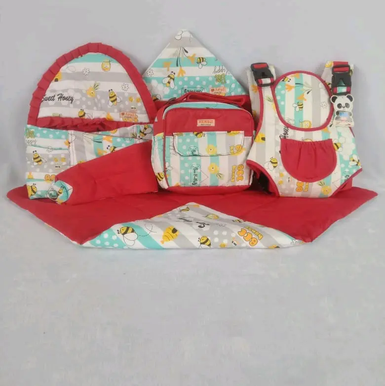 Paketan Hemat 4 in 1 Gendongan Samping Renda, Gendongan Depan, Selimut, Tas Kecil Bayi Balita Cewek Cowok   Perlengkapan Bonceng 7