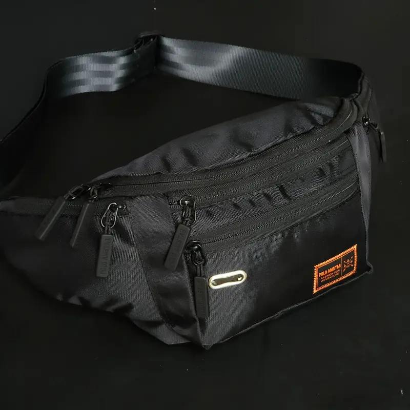 Tas Selempang Pria POLO AMSTAR Original Waistbag Extra Organizer pinggang 7