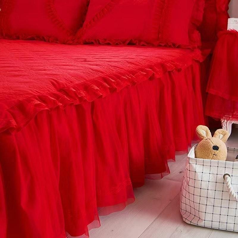 Product Introduction of Bộ ga gối 3 món(1ga,2 vỏ gối) cotton hàn quốc trần bông cao cấp, tiểu thư sang chảnh 1