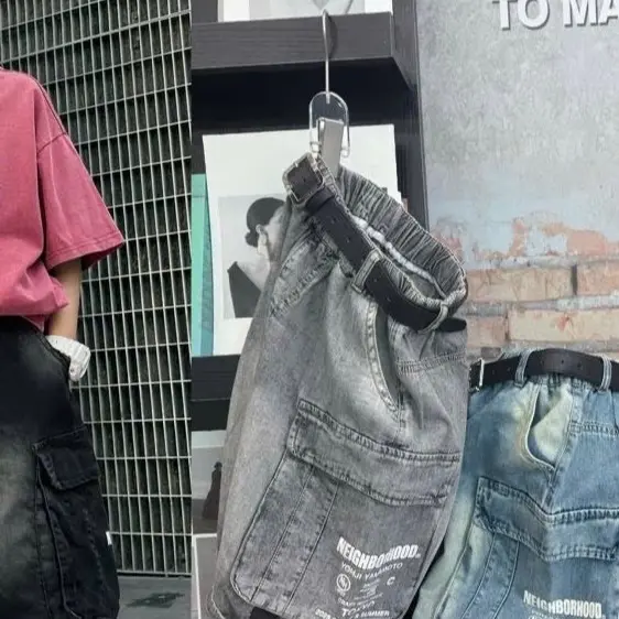 ( 30kg-55kg ) Quần Jean Thụng Túi Hộp Ngầu Phong Cách Bé Trai 9-13 tuổi,Chất Jean Mềm ,Sz 29-33/ Mã 5226 3
