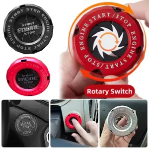 Start Stop Tombol Key Cover Mobil Motor/Penutup Pelindung Lubang Kunci Cocok Pengaman Pelindung Tombol Mesin Car Kendaraan