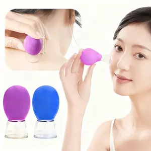 Alat Pijat Wajah Bekam Muka Facial Cupping Glasses Face Skin Lifting Anti Aging Therapy Beauty Tool