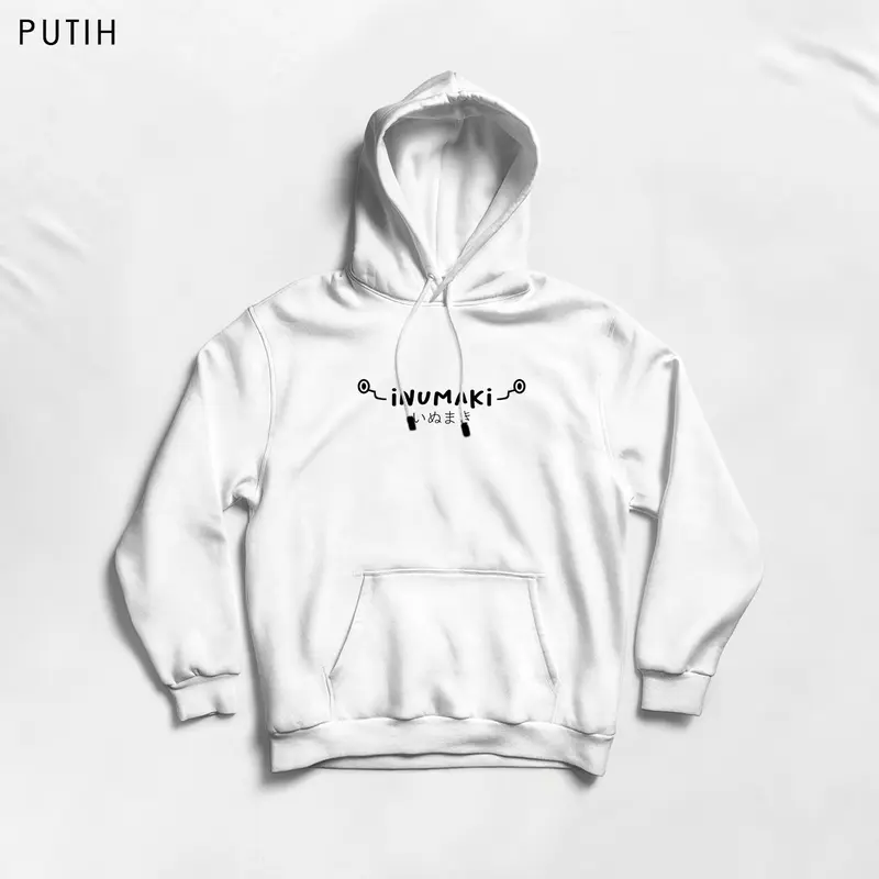 SARANGWIBU INUMAKI JAKET HOODIE JUMPER BORDIR UNISEX PRIA & WANITA M - XXL 1