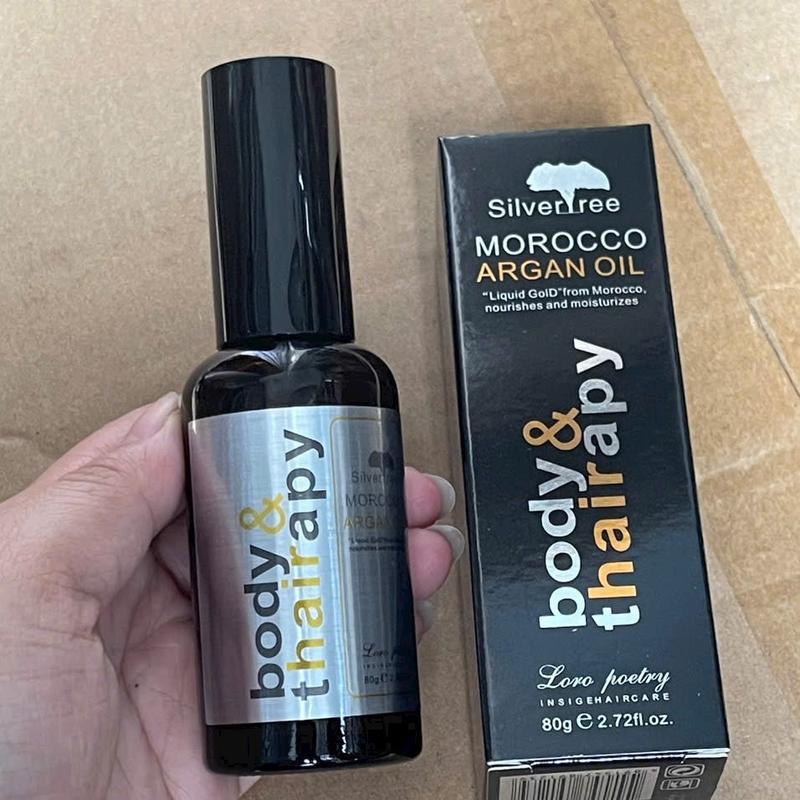 Tinh Dầu Dưỡng Tóc M o rocco Argan Oil - B O D Y & T H A I R A P Y Axit amin Chất dinh dưỡng cho tóc Chăm Sóc Tóc Trà Tea 4