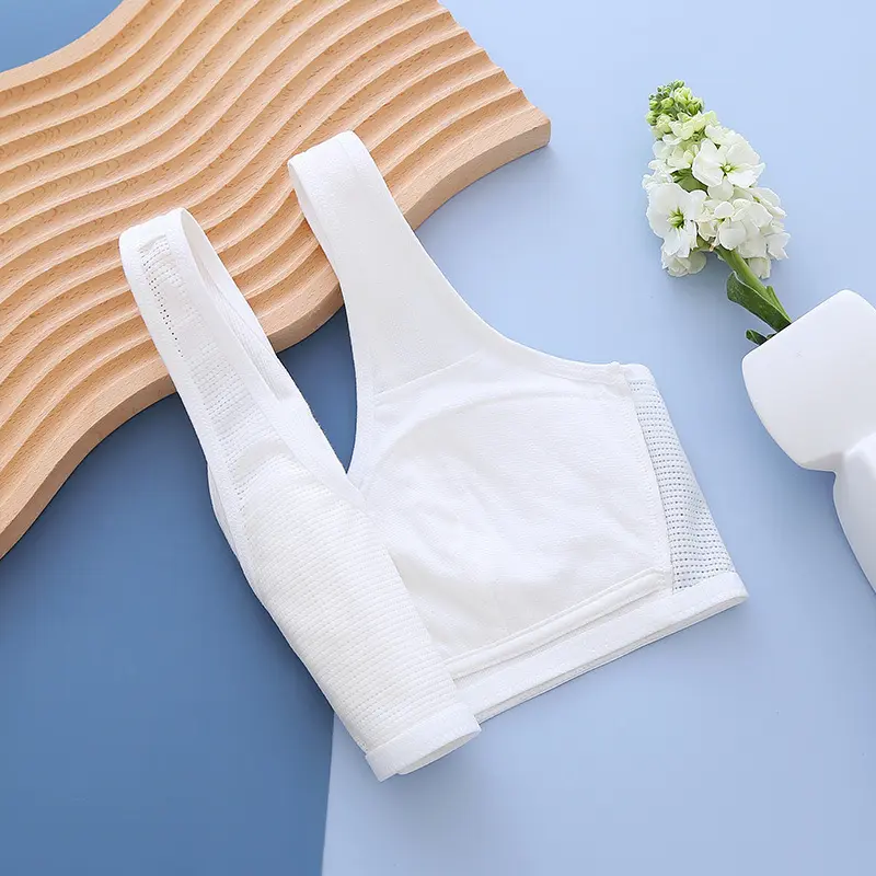 ÁO LÓT BÉ GÁI HAI LỚP CÓ LỖ THÔNG HƠI ÁO KHÔNG GỌNG CAO CẤP THÔNG THOÁNG TỪ 36-70KG 2